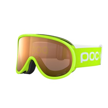 Gogle POC Pocito Retina Fluorescent Yellow/Green/Clearity Pocito - 2023/24