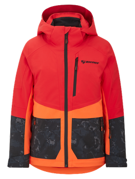 Red Orange Pop 2023/24 | Trivor Man \\ Herren KrakowSport | Skibekleidung - Skijacken Jacken Red \\ Ziener \\ Pop \\ Orange Padded Skijacke Herren TEAMskiwear