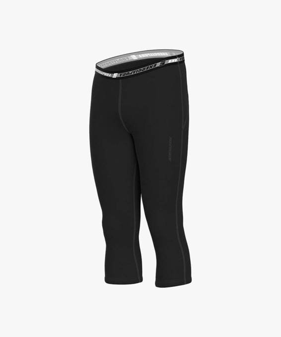 Thermal underwear ENERGIAPURA STEETON 3/4 BLACK JUNIOR | Ski Clothing ...