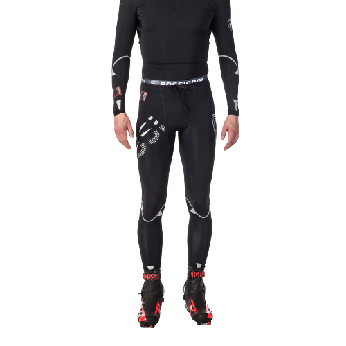 Thermal Underwear ROSSIGNOL Infini Compression Race Tights Black - 2022/23, Ski Clothing \ Thermal Wear \ Mens