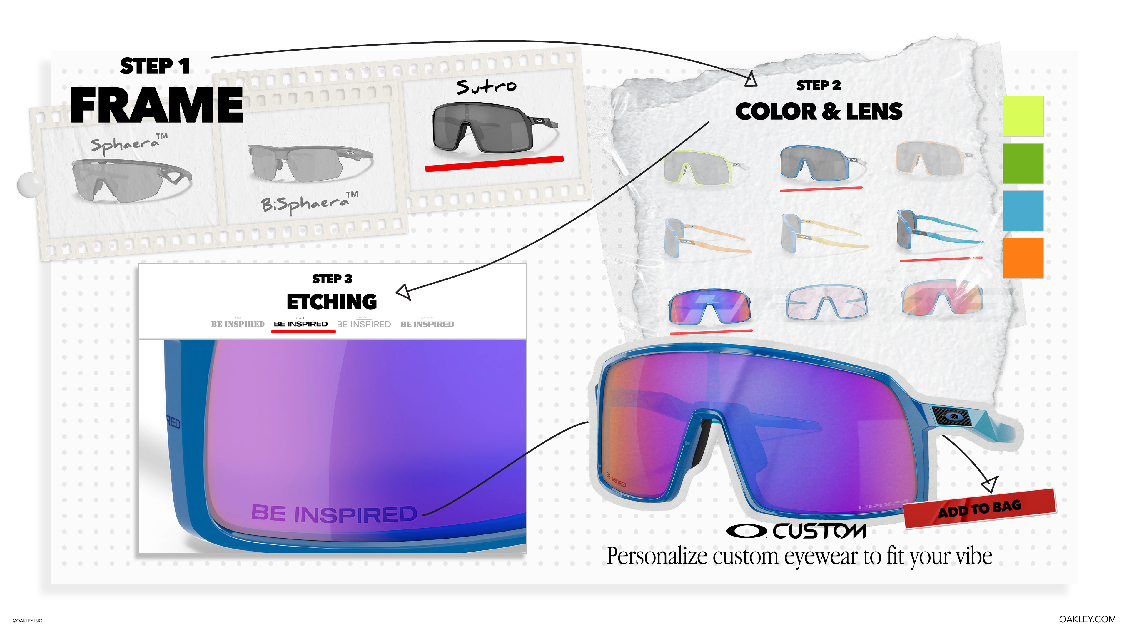 Oakley Custom — stwórz okulary, które są naprawdę Twoje