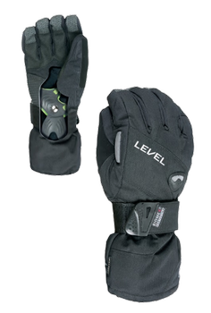 Gloves Level Half Pipe Gore-Tex Black - 2023/24