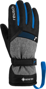Gloves REUSCH Flash GORE-TEX Junior Black/Black Melange/Brilliant Blue - 2022/23