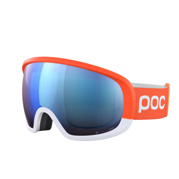 Goggles POC Fovea Clarity Comp Fluorescent Orange/Hydrogen White/Spektris Blue - 2022/23