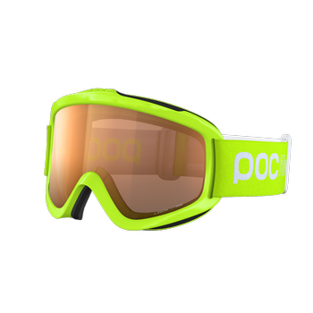Goggles POC Pocito Iris Fluorescent Green/Orange - 2023/24