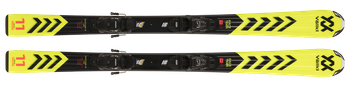 Skis Volkl Racetiger Yellow + 4.5 VMotion JR Black/Anthracite - 2023/24