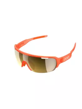 Sunglasses POC DO Half Blade Fluorescent Orange Translucent - Violet/Gold Mirror - 2023/24