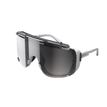 Sunglasses POC Devour Glacial Argentite Silver/Clarity Universal Silver - 2023/24