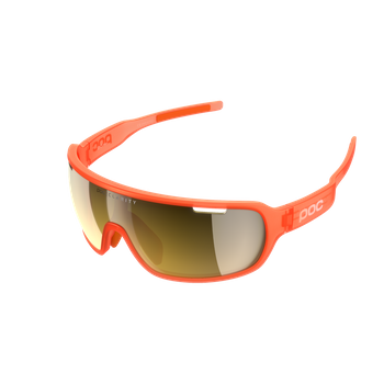 Sunglasses POC Do Blade Fluorescent Orange Translucent - 2023/24