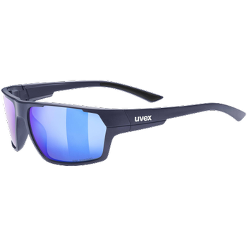 Sunglasses Uvex Sportstyle 233 P Deep Space Mat/Mirror Blue - 2023