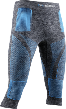 Thermal underwear X-bionic Energy Accumulator 4.0 Melange Pants 3/4 Men Dark Grey Melange/blue - 2023/24