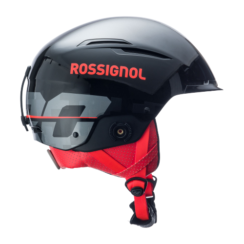 Helmet ROSSIGNOL Hero Slalom Impacts Black + Chinguard 2022/23 Ski