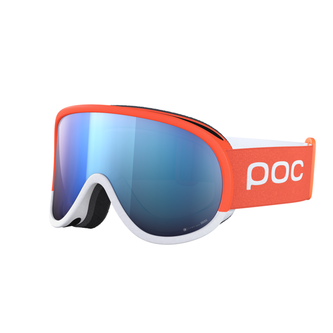 Goggles POC Retina Clarity Comp Fluorescent Orange/Hydrogen White/Spektris Blue - 2022/23