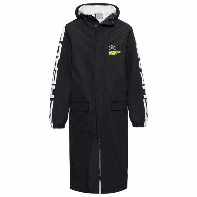 HEAD Race Rain Coat Black Junior - 2021/22