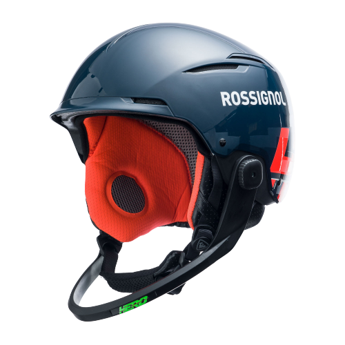 Helmet Rossignol Hero Slalom Impacts Blue + Chinguard - 2023/24