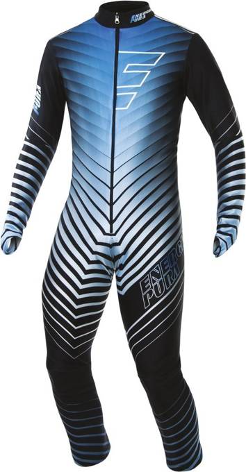 Race Suit ENERGIAPURA Active Black/Turquoise Junior (not-insulated, padded)