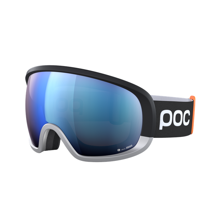 Ski goggles POC Fovea Race Uranium Black/Argentite Silver/Partly Sunny Blue - 2023/24