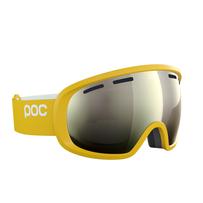 Ski goggles POC Fovea Sulphite Yellow/Partly Sunny Ivory - 2023/24