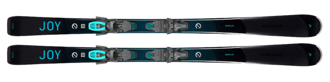 Skis HEAD Super Joy + Joy 11 GW SLR Matt Black/Speed Blue 78 mm [H] - 2023/24