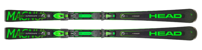 Skis HEAD Supershape E-Magnum + PRD 12 GW Matt Black/Flash Green - 2023/24