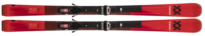 Skis VOLKL Deacon 80 + Lowride XL 13 FR Demo GW Black/Flo/Red - 2022/23