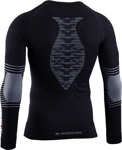 Thermal underwear X-BIONIC Energizer Evo Shirt Round Neck LG SL Men Opal Black/Arctic White - 2022/23