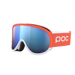 Goggles POC Retina Clarity Comp Fluorescent Orange/Hydrogen White/Spektris Blue - 2022/23