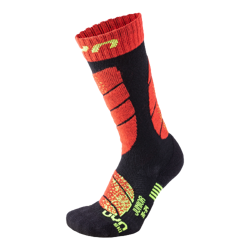 Ski socks Uyn Ski Junior Black/Red - 2023/24