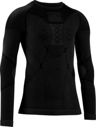 Thermal underwear X-BIONIC APANI 4.0 MERINO SHIRT ROUND NECK LG SL BLACK MEN - 2021/22