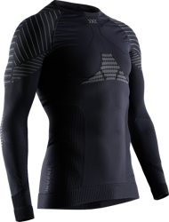 Thermal underwear X-BIONIC Invent LT Shirt Round Neck LG SL Men Black/Anthracite - 2022/23