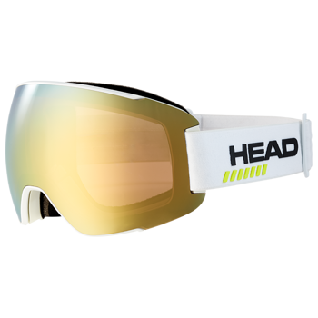 Brille HEAD Sentinel 5k Gold/White + ersatzlinse - 2022/23