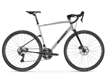 Gravel Bike BASSO Tera GRX 600 2x11 Silver/Microtech MX25 - 2023