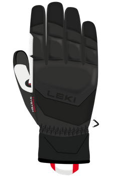 Handschuhe LEKI Griffin Base 3D Black/Grey - 2023/24
