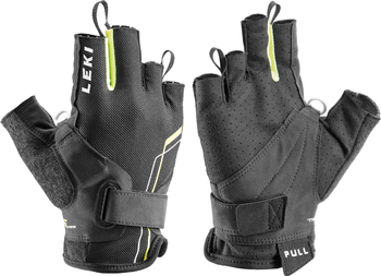 Handschuhe LEKI Nordic Breeze Shark Short Black/Yellow/White - 2022