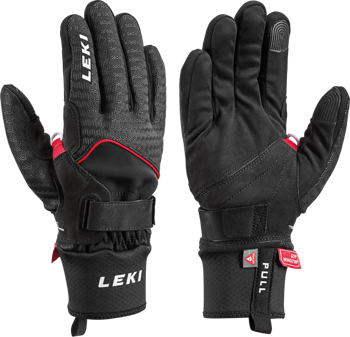 Handschuhe LEKI Nordic Thermo Shark Black/Red - 2021/22