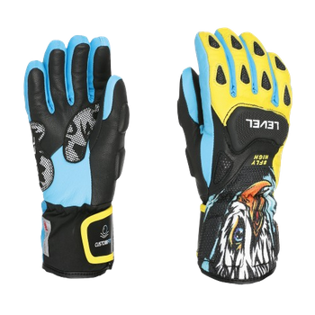 Handschuhe Level SQ JR CF Yellow/Blue 2024/25