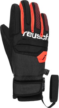 Handschuhe REUSCH Warrior R-TEX XT Junior Black/White/Fluo Red - 2022/23