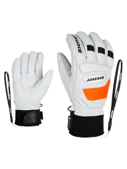 Handschuhe Ziener Guard GTX + Gore Grip PR Glove Ski Alpine White - 2023/24