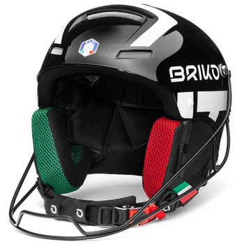 Helm BRIKO Slalom Multi Impact FISI Shiny Black White - 2021/22