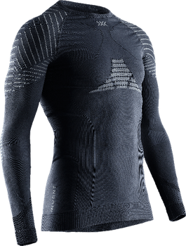 Thermounterwäsche X-bionic Invent 4.0 Shirt LG SL Men Anthracite/Black - 2023/24