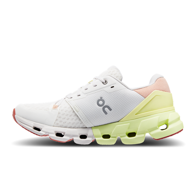 Damen Schuhe On Running Cloudflyer 4 White/Hay
