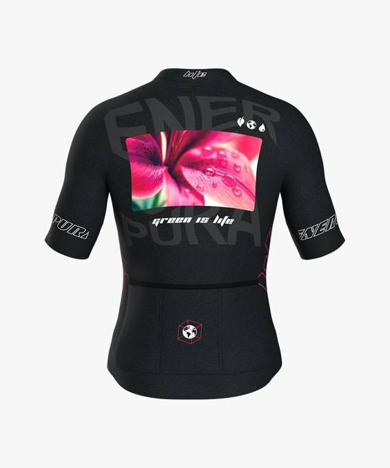 Fahrradtrikot Energiapura T-Shirt Full Zip Life Lily Black/Ragl Alexander - 2023