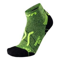 Laufsocken UYN Man Run Super Fast Socks Yellow Fluo Melange/Black