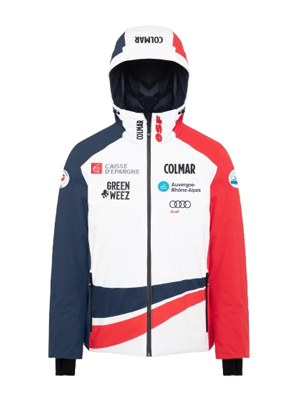 Męska Kurtka Narciarska Colmar Replica Ski Jacket White/Navy Blu/Bright Red - 2025/26