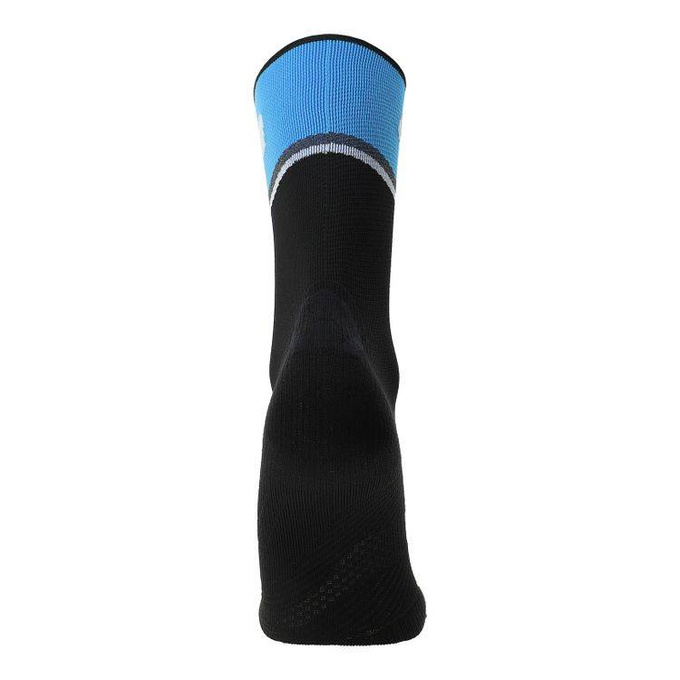 Cycling Socks UYN Man Cycling One Light Black/Cobalt Blue