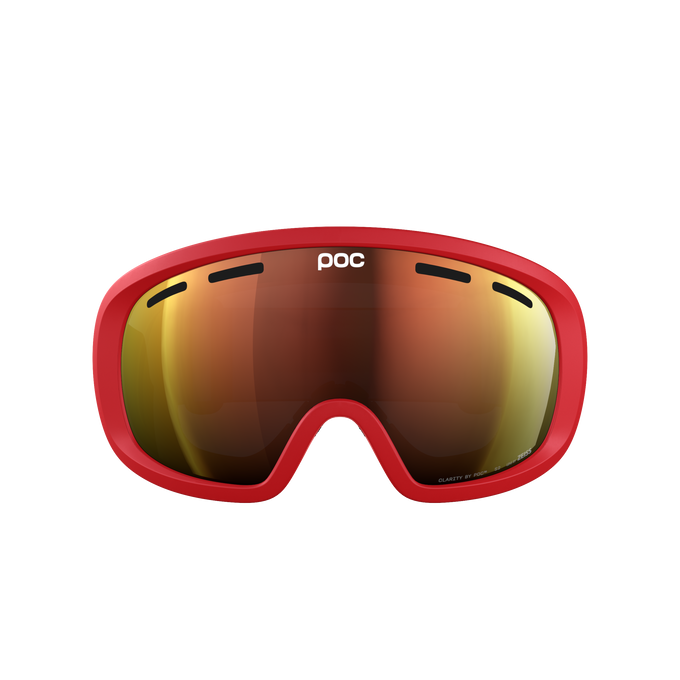 Gogle narciarskie POC Fovea Mid Prismane Red/Partly Sunny Orange - 2025/26