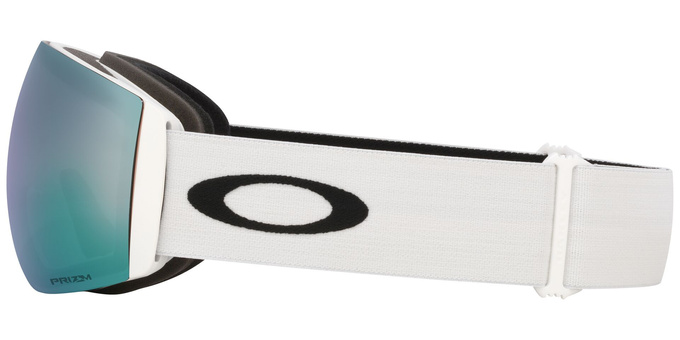 Brille Oakley Flight Deck Pro L Matte White/Prizm Snow Sapphire Iridium + Additional lens Prizm Snow Iced Iridium - 2025/26