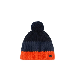 Czapka Eisbar Star Pompon MÜ Black/Dark Blue/Orange - 2025/26