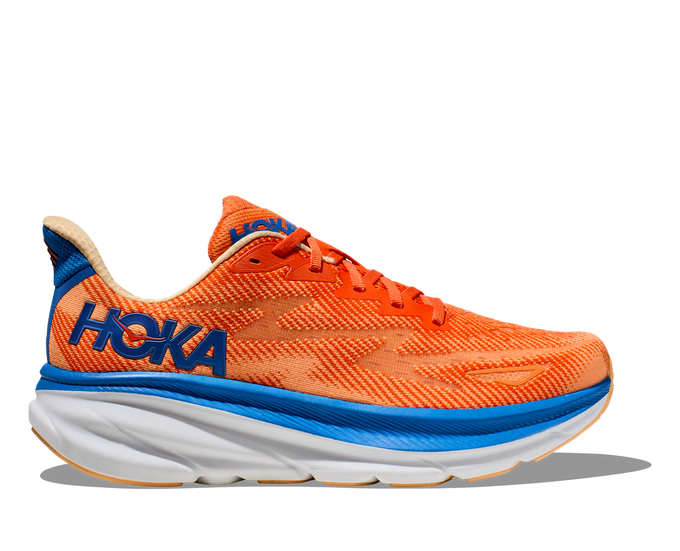 Man Schuhe Hoka Clifton 9 Vibrant Orange/Impala
