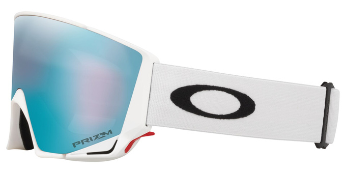 Gogle Oakley Flow Scape L Matte White/Prizm Snow Sapphire Iridium + Dodatkowa Szyba Prizm Snow Iced Iridium - 2025/26